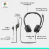 Imagen de AURICULAR Logitech ClearChat H390